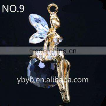 High quality Korean fashion crystal dolphin pendant necklace women upscale jewelry accessories Long sweater pendant