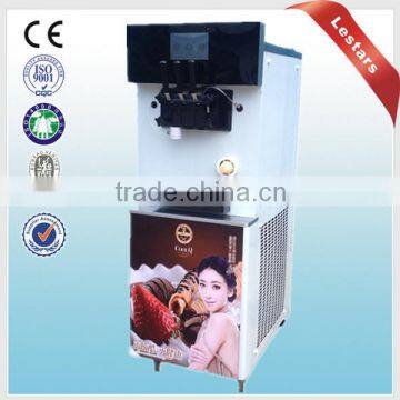 Digital Touch Screen Frozen Yogurt Rainbow With Jam Centre Soft Ice Cream Machine photo-6