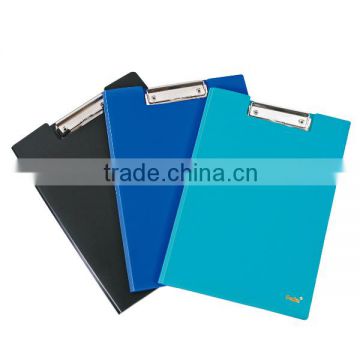 A4 solid color plastic clip board folder