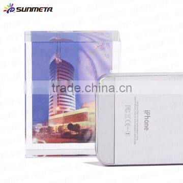 3D Blank Sublimation Crystal Trapeziform Shape Personalized Photo Crystal photo-2