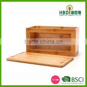 High Quality Wood Bread Box,bread Box With Bread Cutting Board, Bread Box photo-3