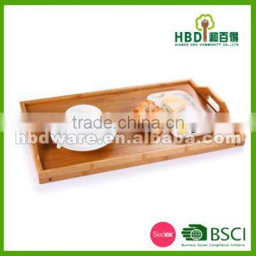 High Quality Bamboo Wood Bed Tray, Bamboo Serving Tray, Bamboo Tray With Foldable Legs photo-2