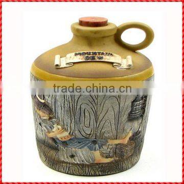 Nice design custom money jar Resin Money Bank