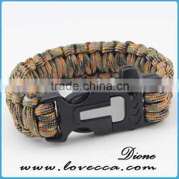 Wholesale Paracord Bracelet With Latest Features Like Compass, Knife , Whistle and Fire Starter photo-3