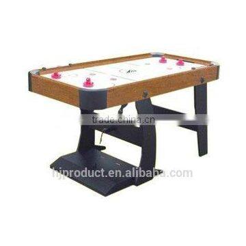 Wholesale price folding ice hockey table moveable air powered hockey table with wheels