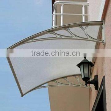 Transparent Polycarbonate awning and polycarbonate panel