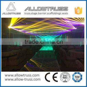 New Arrival Aluminum Assemble Glass Stage With Adjustable Height photo-5