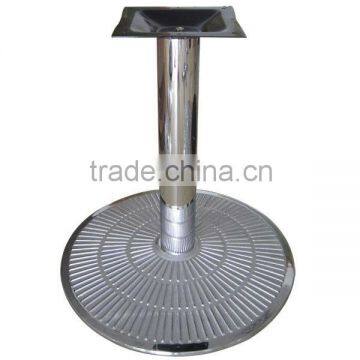 Cast Iron Round Chrome Table Base