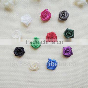 wholesale 1.5cm satin ribbon rose for gift box decoration