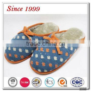 OEM or ODM Crochet Knitted Sweet Lady Indoor Slipper