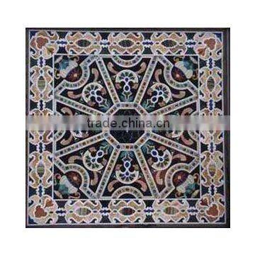 semi precious agra marble stone inlay pattern