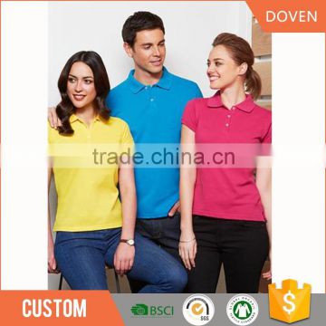 Work uniform unisex customized polo shirts