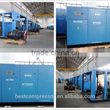 15kw Low noise 10 bar and high efficiency screw air compressor