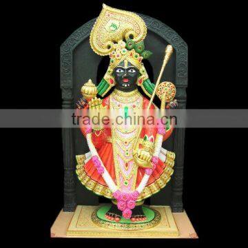 Black Marble shree Nath Ji Statue