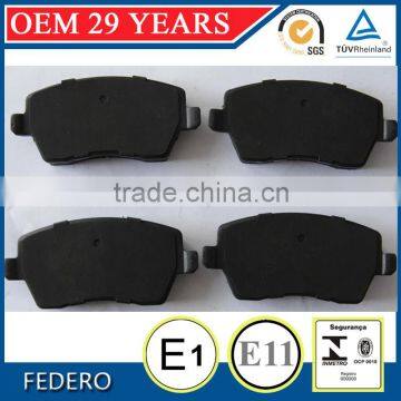 D1453 semi metallic rear brake pad for Porsche