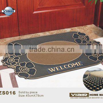Non skid pvc door mat rubber