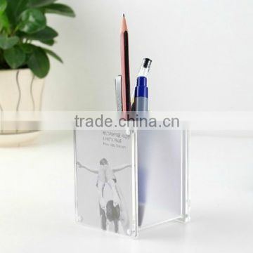 Fuctional Pen box With Photo frame Acryl Display ,Parker Pen Holder