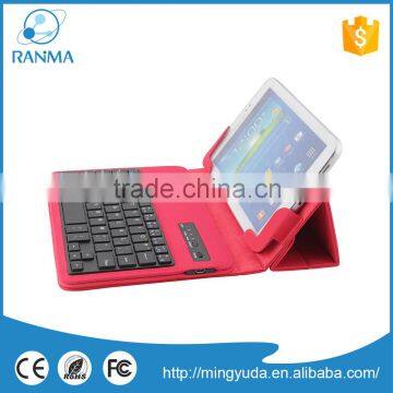 Hot New Products universal tablets bluetooth keyboard case with pu leather