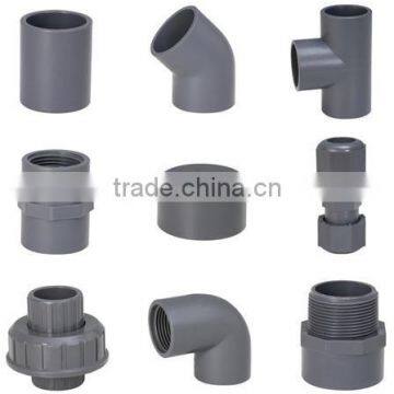 ISO4422 standard u-pvc plastic pipe and fitting for water supply