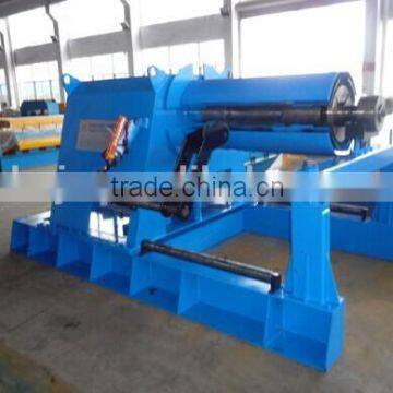 Hydraulic steel coil decoiler