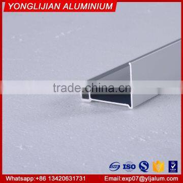 Anodized silver aluminum profile for solor panel