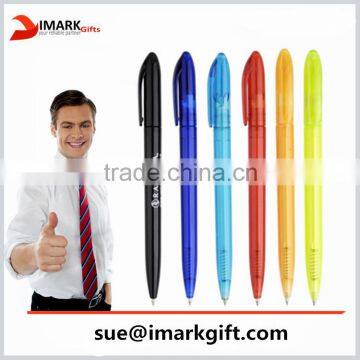 factory hot selling plastic ball pen for promotion twist-action roller pen