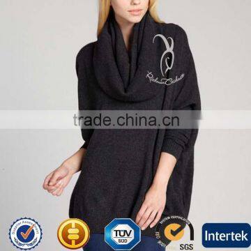 Knitted Turtle Neck Women Cashmere Sweater