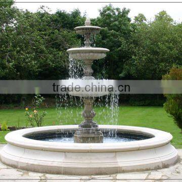 New technology stone floor fountains in square