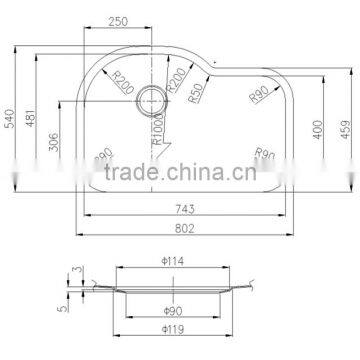 Stainless Steel Sink SP320 Undermounted Kitchen Sink photo-3