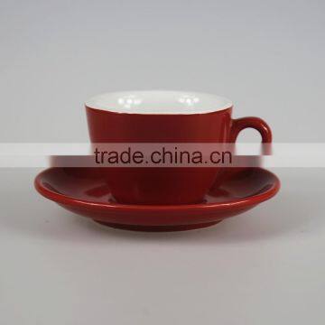 12pcs Ceramic Stoneware Biscuit Coffee Tea Cups and Saucers Sets photo-4
