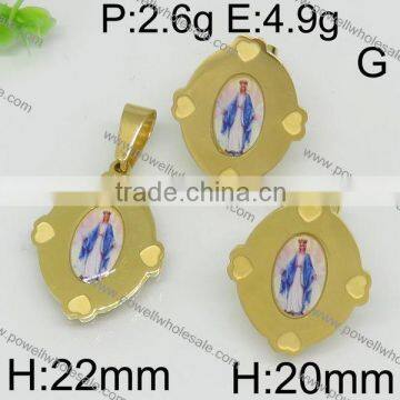 New Arrival Hot Stainless Steel Indian Gold Jewelry Set