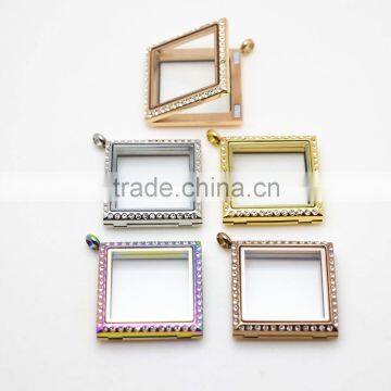 High Quality Square Lockets for Women