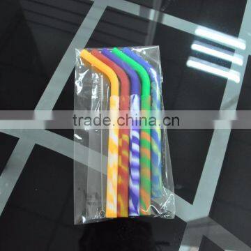 2016 Silicone Reusable Drinking Straws Adjustable Length Plastic Straw photo-2