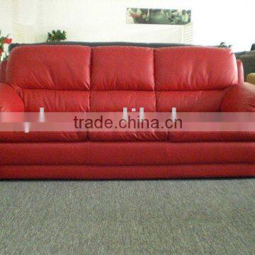 soft 3 seat leather sofa