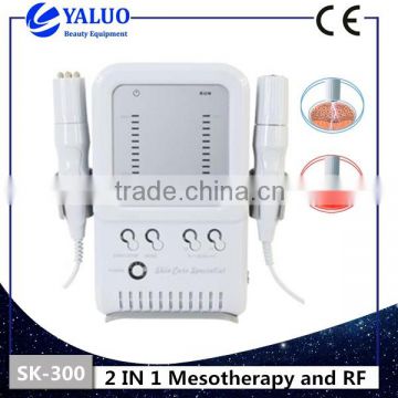 2 in 1 Multipolar RF and No Needle Mesotherapy wrinkle removal machine with ce approval