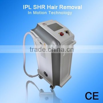 Technology in-motion Hair removal SHR IPL beauty machine in 2014 Christmas promotion -A011