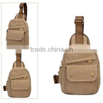 China Made Durable Thick Washed Men&women Canvas Waist Bag photo-5