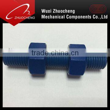 high tensile galvanized ptfe A193 B7 stud bolts and nuts