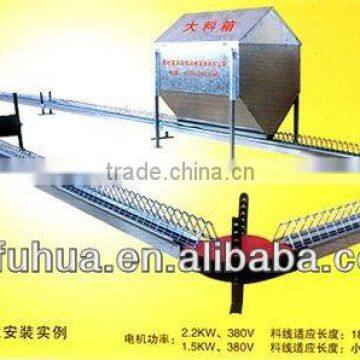 Poulty farming automatic feed chain conveyor system in Fuhua