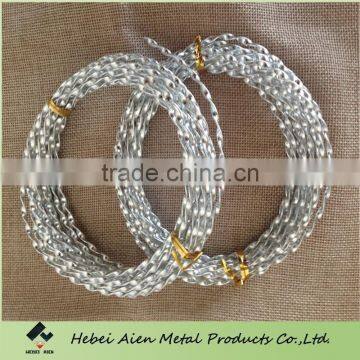 craft making colorful aluminum wire