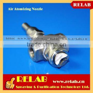 Industry Humidification and Lubrication Flat Fan External Mixing Air Atomization Nozzle