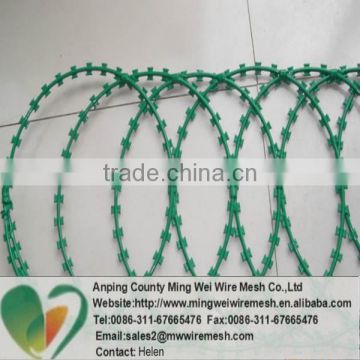 Anping factory price!!! diamond razor wire mesh fence