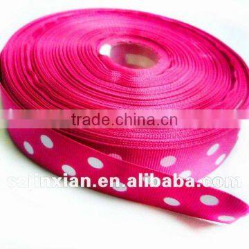 1inch polyester grosgrain ribbon printed