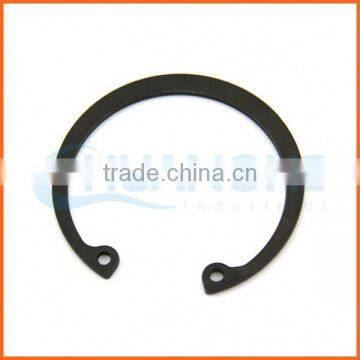 China Professional Custom Wholesale High Quality Black Zinc Plated Circlips for Shaft photo-2