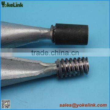 Steel Pole Top Pin With Nylon Alloy Threads photo-3