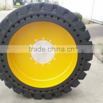 China Grader Tire 17.5-25 17.5x25 17.5r25 Solid Wheel Loader Tires Michelin12 Inch Solid Rubber Tires photo-2