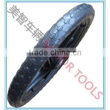 16/14x1.75 pu foam filled wheel