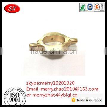 brass operating lever spare part,Customized brass control shaft