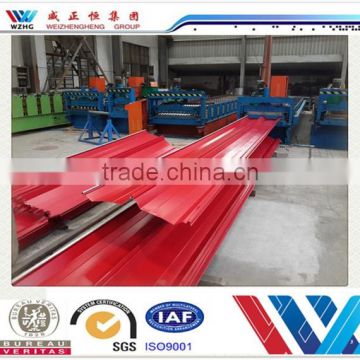 Low cost china roof tile edging roof tin caps roof steel ridge tile