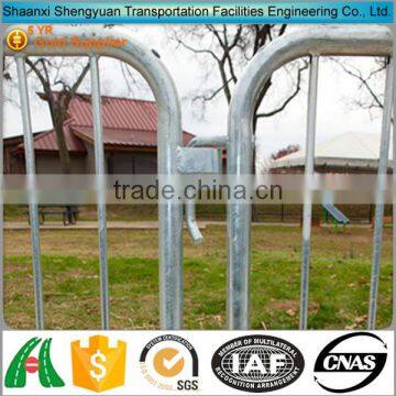 Removable Traffic Barriers to Control Crowd fence